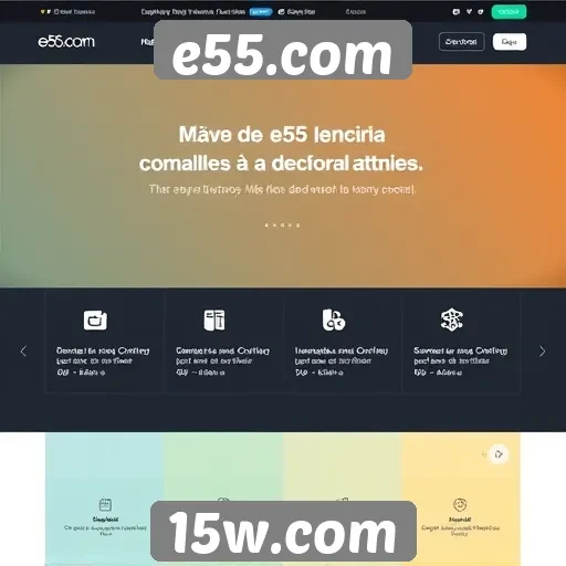 Interface do e55.com passa por atualização significativa