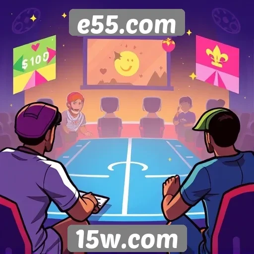 Explorando a comunidade de jogadores em e55.com