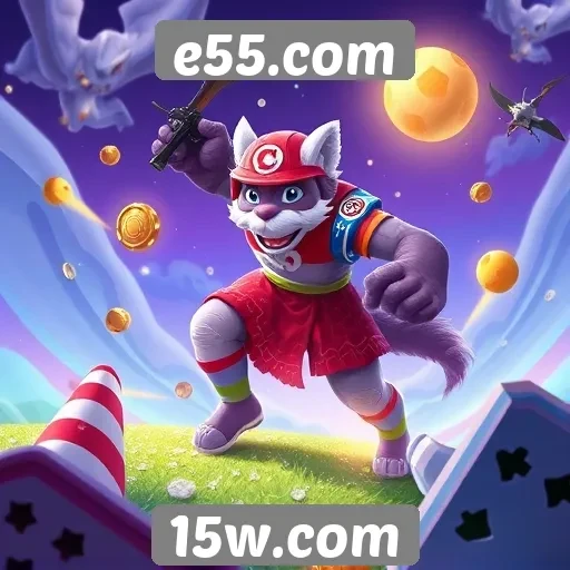 Recursos gráficos de e55.com atraem jogadores